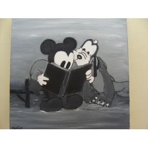 4. Mickey & Pluto 40x40_4